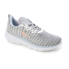 Tênis Esportivo Feminino Adrun Flex Moove 9704F-1162 Cinza