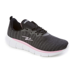 Tênis Esportivo Feminino Adrun Flex Moove 9704F-1253 Preto