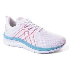 Tênis Esportivo Feminino Adrun Flex Go 9803F Branco - comprar online