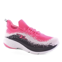 Tênis Esportivo Infantil Adrun Action Float 9904J Branco/Pink - comprar online