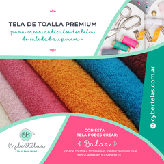 Tela de Toalla Premium colores surtidos a elección - comprar online