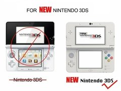 COBERTOR CARCAZA NINTENDO NEW 3DS CRISTAL TRANSPARENTE - Dakmors Club