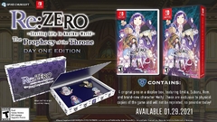 RE:ZERO STARTING LIFE IN ANOTHER WORLD THE PROPHESY OF THE THRONE DAY ONE EDITION NINTENDO SWITCH - comprar online