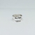 Anillo Grabado Doble Plata 925