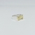 Anillo Iniciales Sello Plata 925 y Oro 