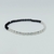 Pulsera Elastizada combinada con Cubics Negros