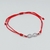 Pulsera Ajustable de Hilo Rojo con Dije Infinito