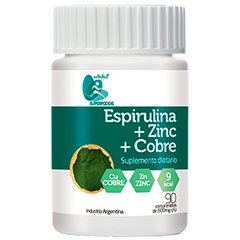 Espirulina + Zinc comprimidos