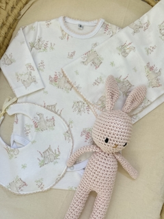 Ajuar bunny rosa para regalo - comprar online