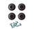 Patas de goma wah Crybaby - Jim Dunlop - Regatones X 4 Unid - Instrumentos musicales Ukeleles Capotrastes Puas de guitarra Cables plug