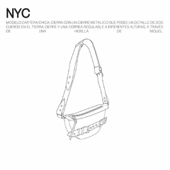 Pre Venta Bandolera NYC I Negro Liso - bysofia