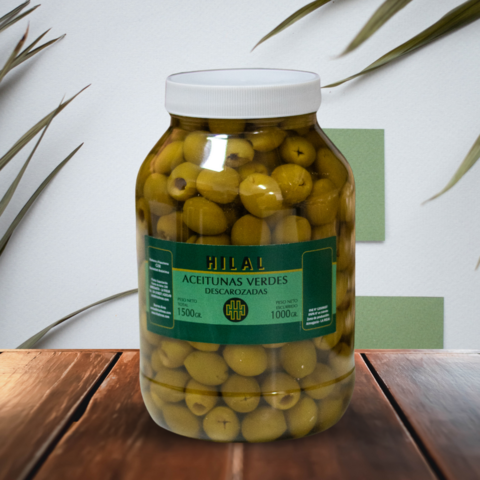 ACEITUNA VERDE DESCAROZADA X 1 KG