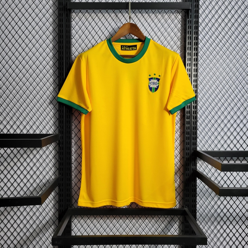 Camisa Brasil Home (1) 1972 Retrô Masculina
