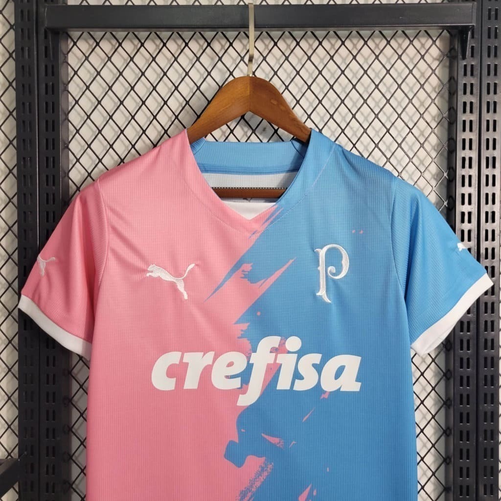 Camisa Palmeiras 'Outubro Rosa e Novembro Azul' 2023/24 Puma Torcedor  Masculina