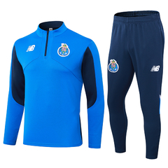 conjunto-de-treino-do-porto-new-balance-2024-2025-24-25-pré-jogo-aquecimento-azul-escuro-de-zíper-agasalho-jaqueta-casaco-corta-vento-inverno-frio-chuva-calça-calção-fresco-academia-treino-treinar-treinamento-malhar-novo-nova-lançamento-temporada-profissi