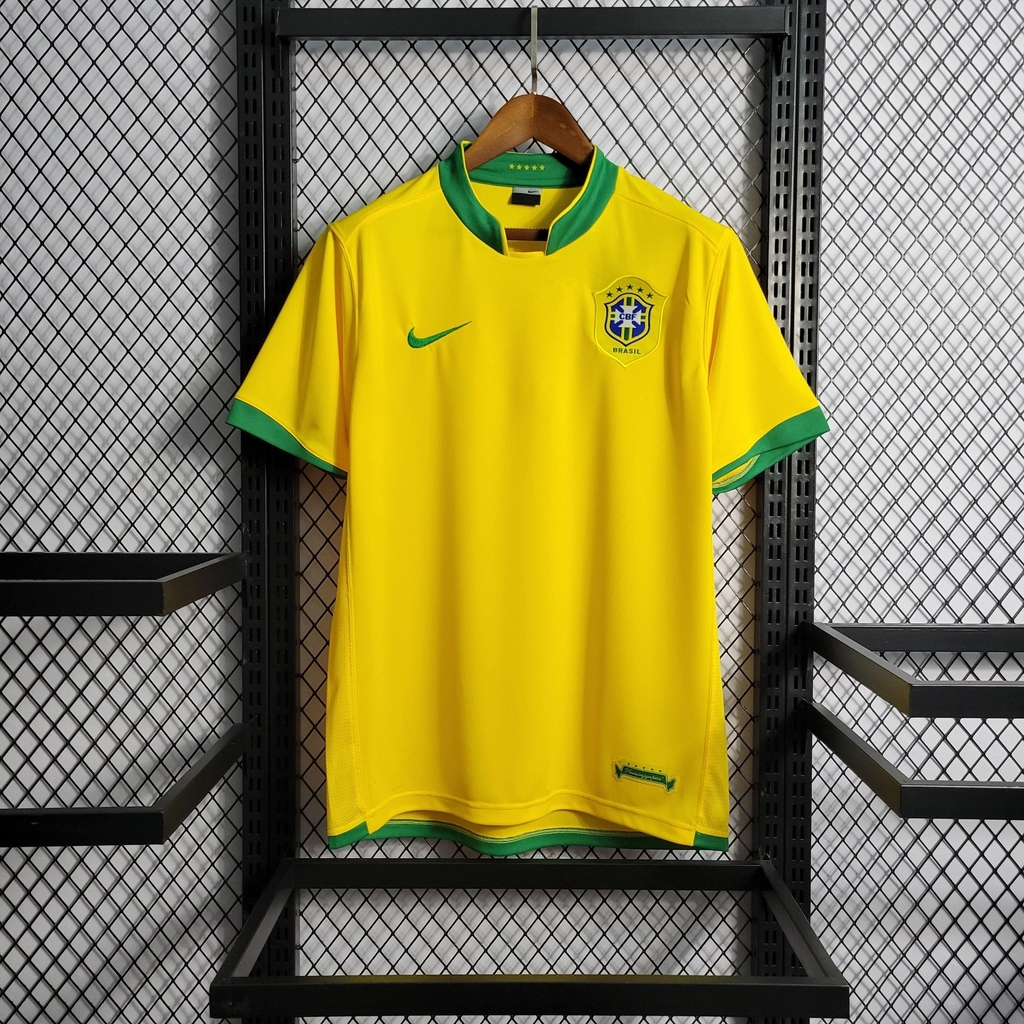 Camisa Brasil Home (1) 2006 Nike Retrô Masculina