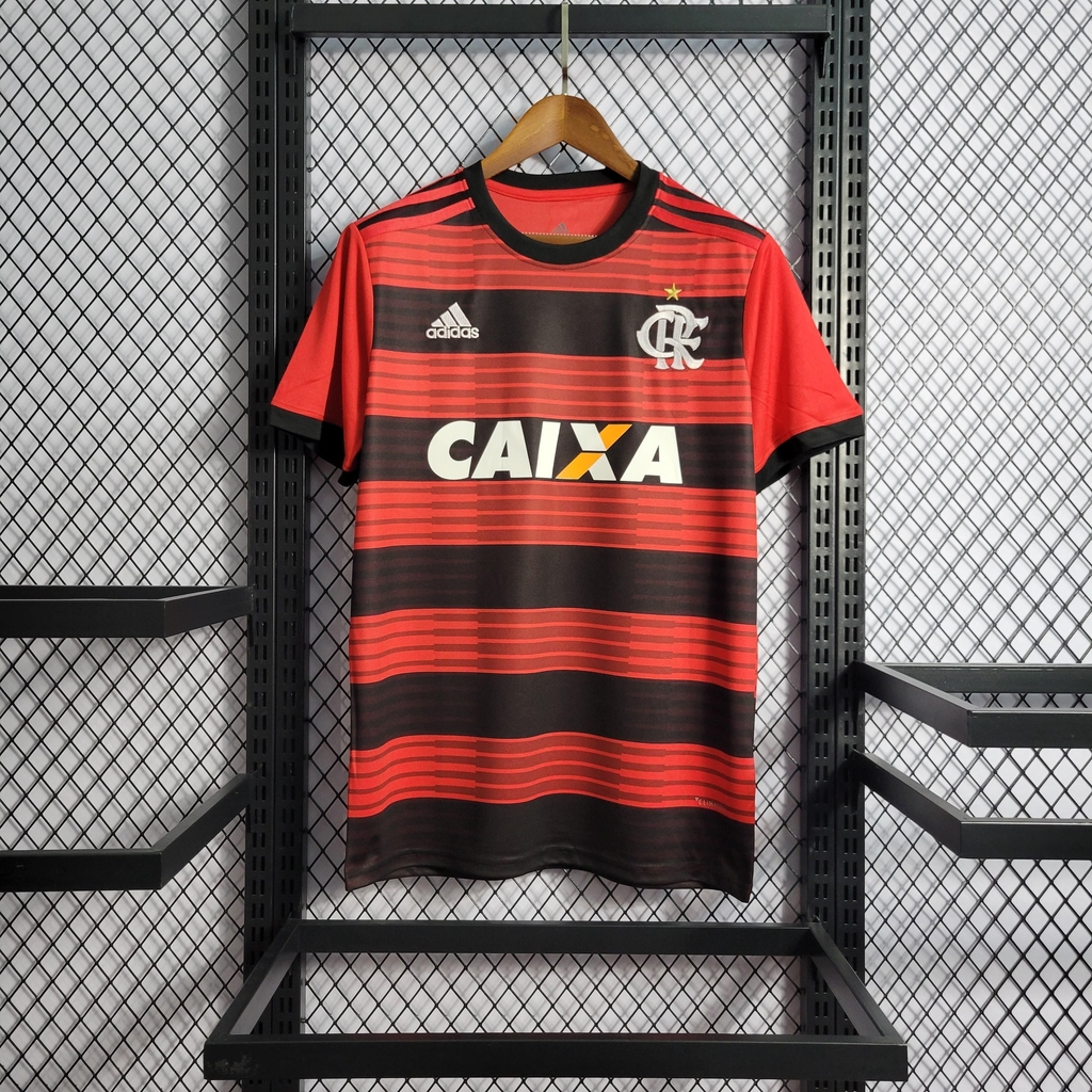 Camisa Flamengo Home (1) 2018/19 Adidas Retrô Masculina
