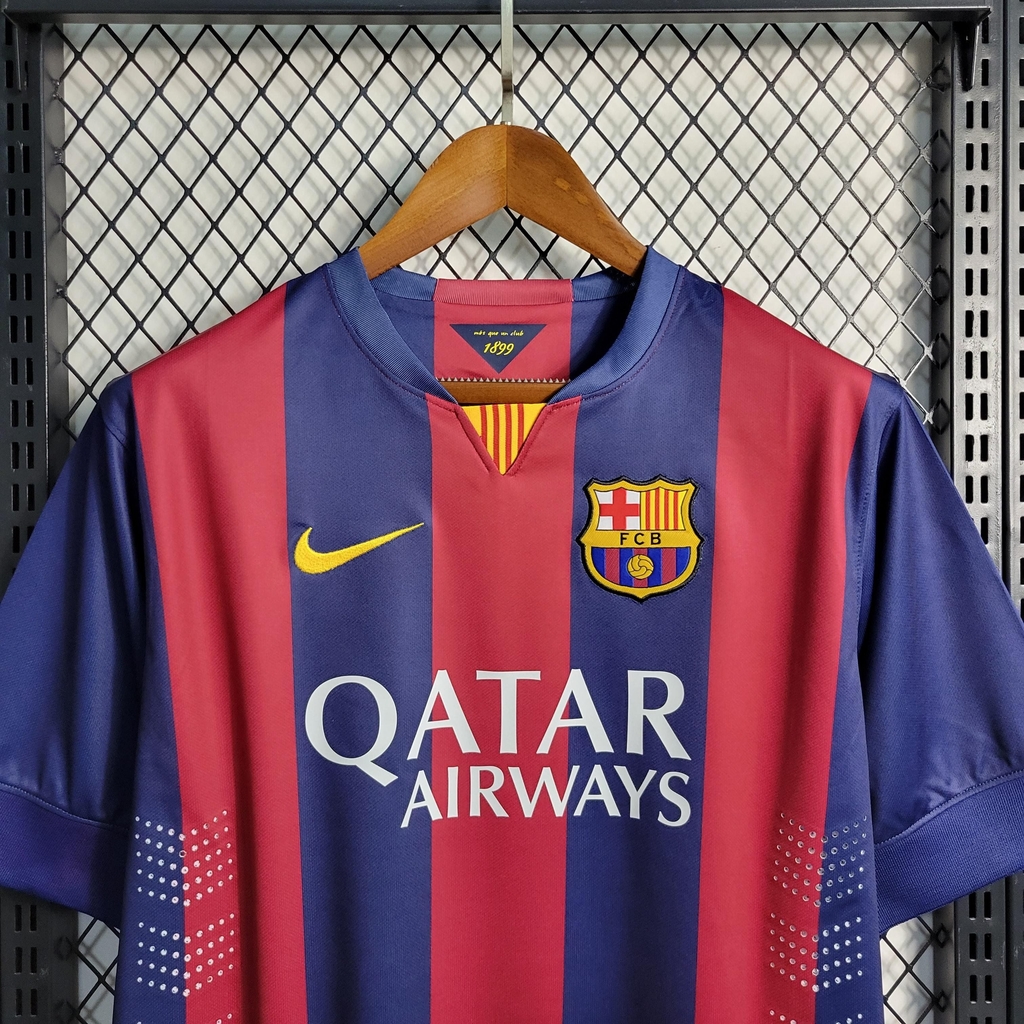 Camisa Barcelona Home (1) 2014/15 Nike Retrô Masculina
