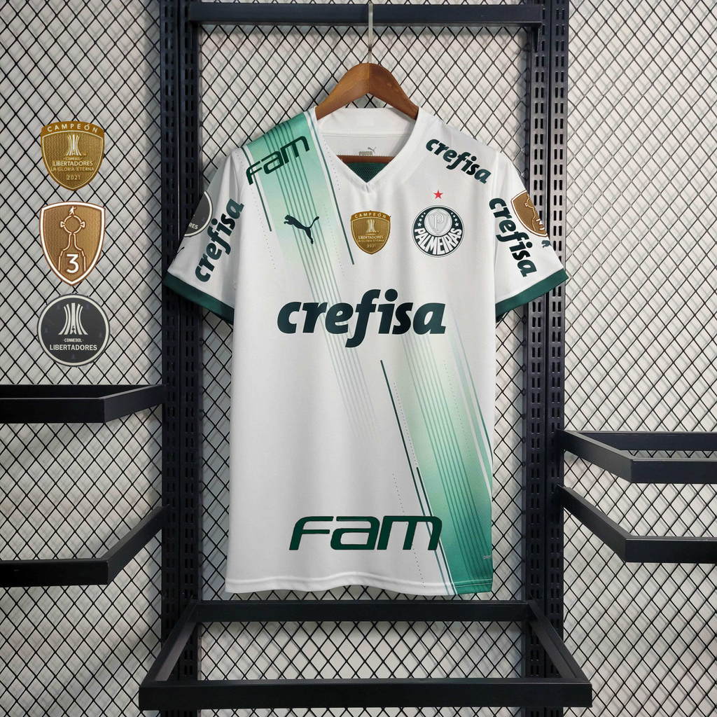 Camisa Palmeiras Away (2) 2023/24 Puma Torcedor Masculina com Patchs e