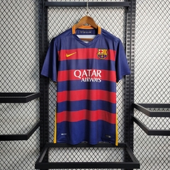 Camisa Barcelona Home (1) 2015/16 Nike Retrô Masculina (PRONTA ENTREGA - NEYMAR 11)