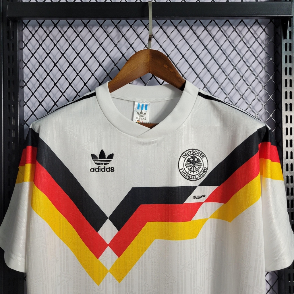 Camisa Alemanha Home (1) 1990 Adidas Retrô Masculina