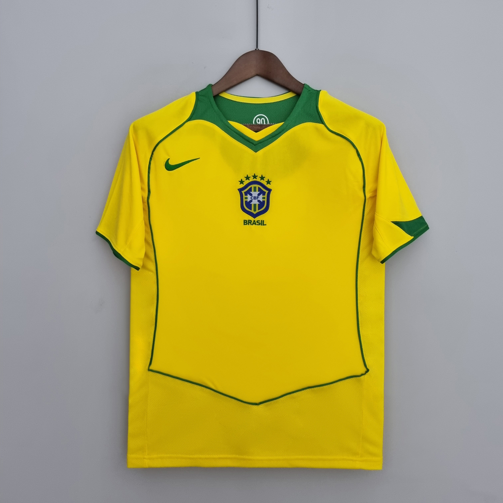 Camisa do Brasil Home (1) 2004/06 Nike Retrô Masculina