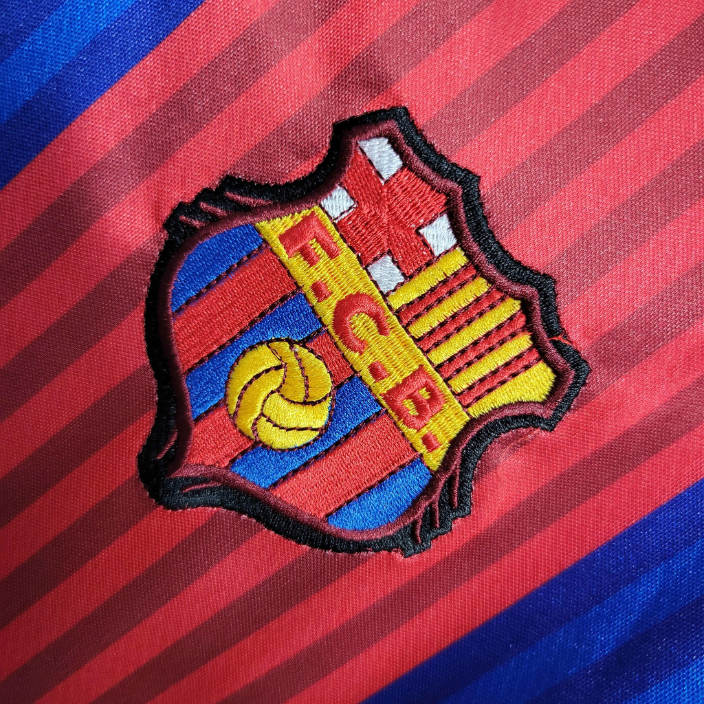 Camisa Barcelona Home 1 1992 Meyba Retr Masculina