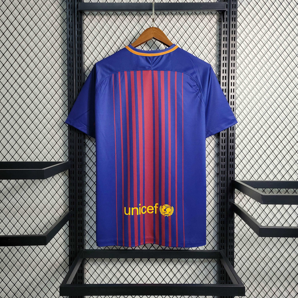Camisa Barcelona Home (1) 2017/18 Nike Retrô Masculina
