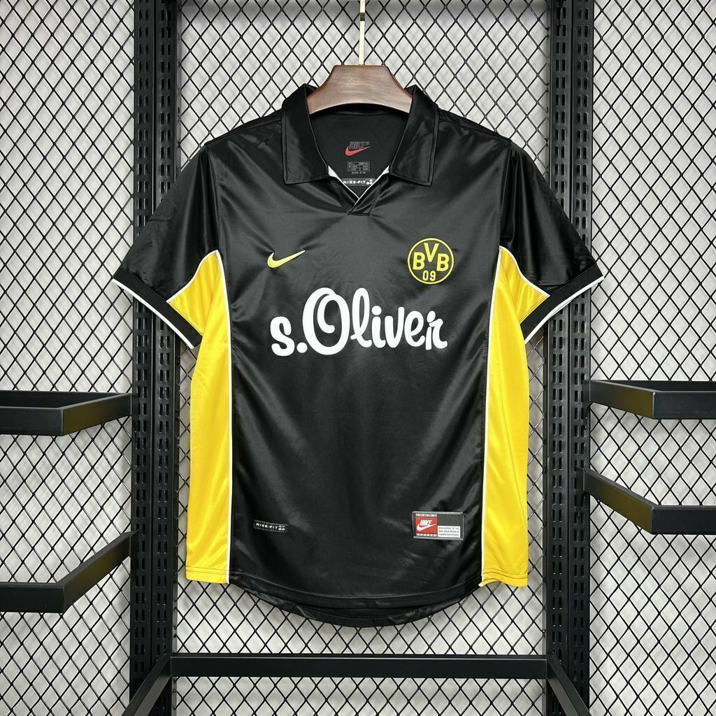 Camisa Borussia Dortmund Home 1 1998 00 Nike Retro Masculina