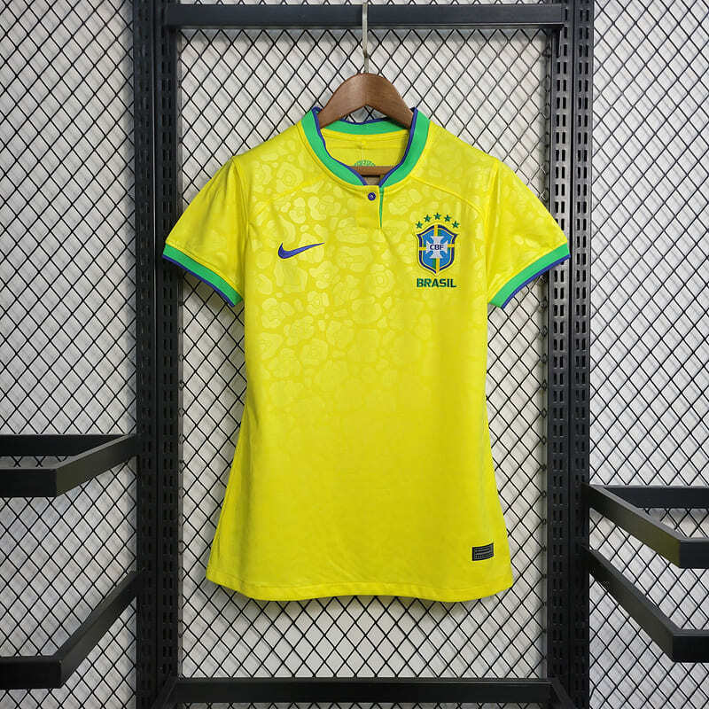 Camisa Brasil Home (1) 2022 Nike Torcedora Pro Feminina