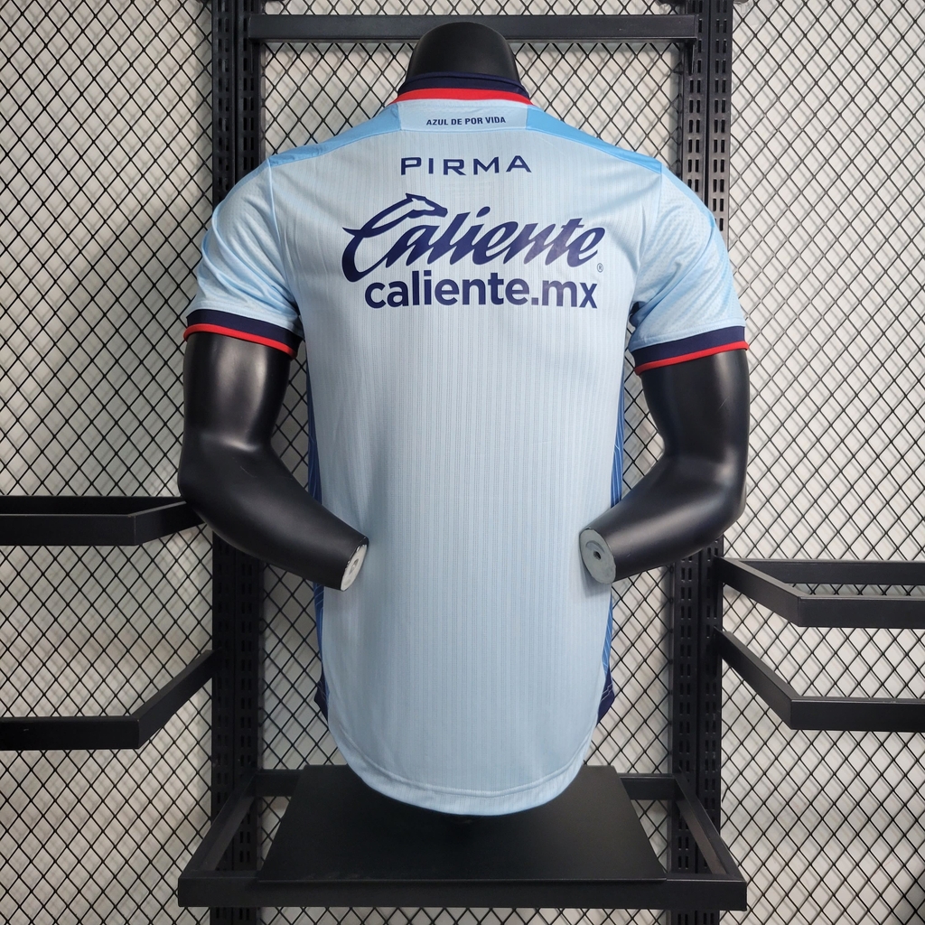 Camisa Cruz Azul Away 2 2023 24 Pirma Jogador Masculina