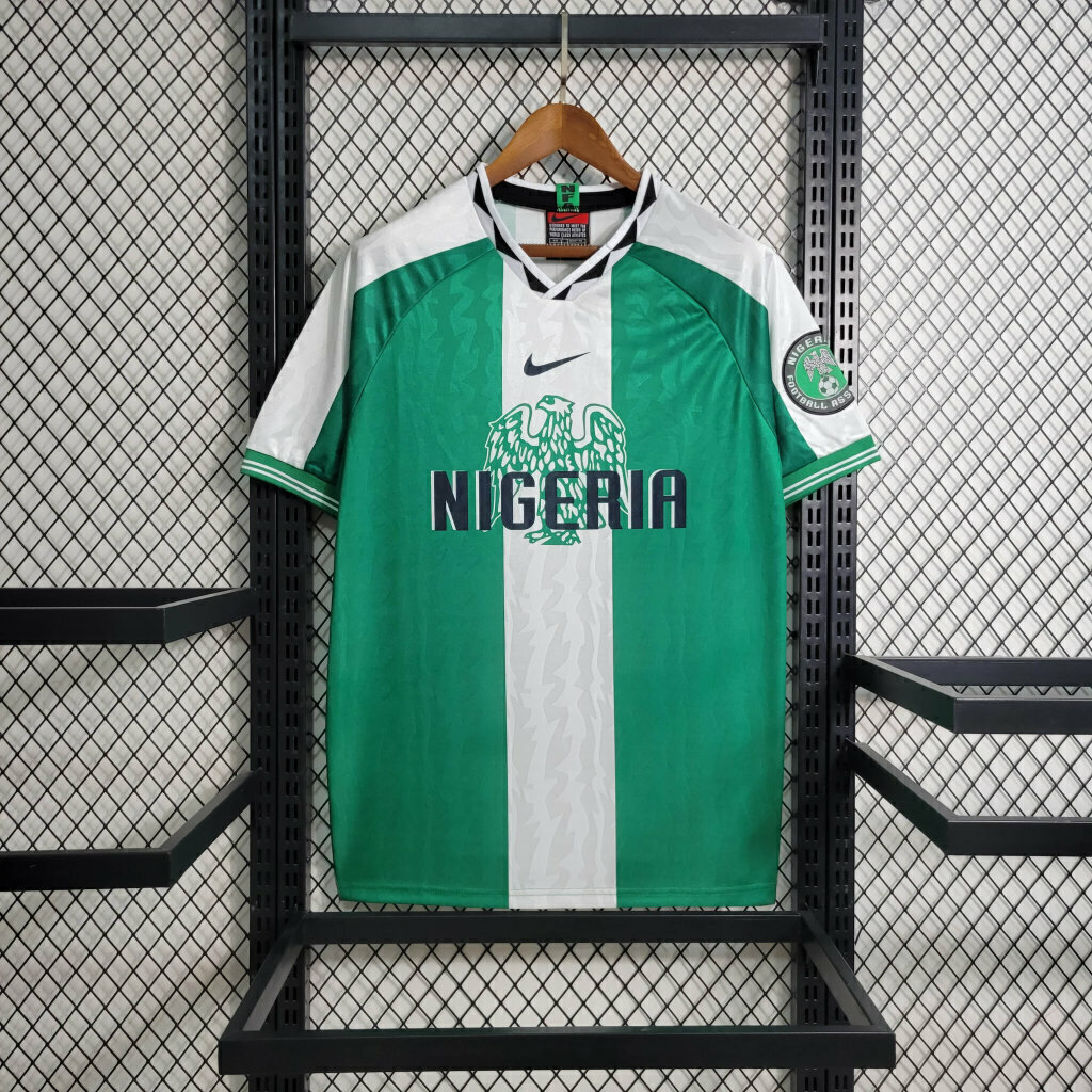 Camisa Nigeria Home 1 1996 Nike Retro Masculina
