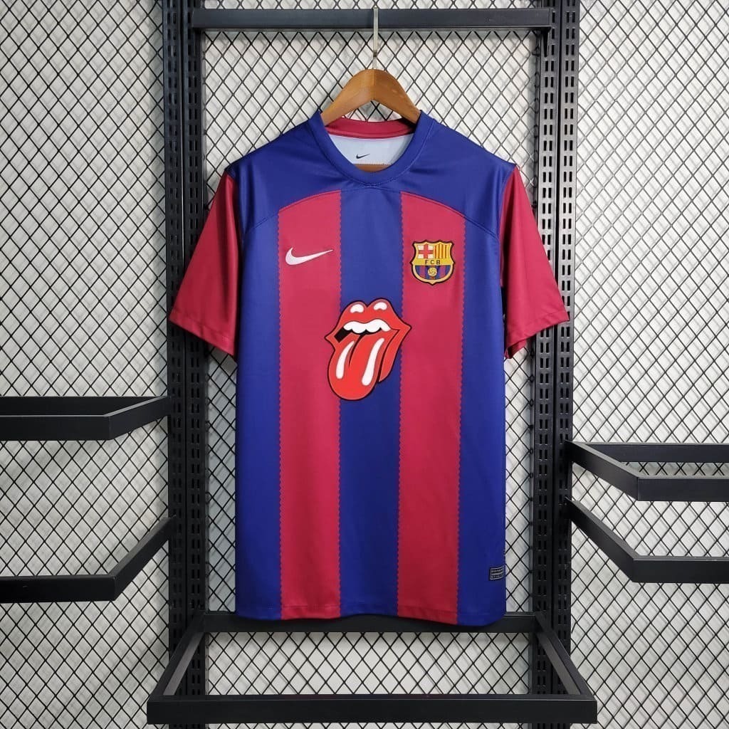 Camisa Barcelona Home (1) 2023/24 Nike Torcedor Masculina