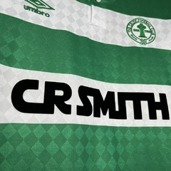 camisa-do-celtic-umbro-retrô-1987-1988-home-1-casa-titular-iverde-branca-patrociníos-patrocinadores-uniforme-antiga-contemporânea-autêntica-rara-colecionadores-profissional-torcedor-torcedores-elastano-comprar-online-