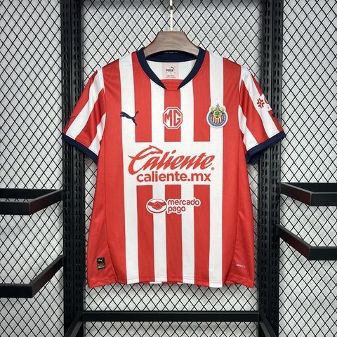Camisa Chivas Guadalajara Home 1 2024 25 Puma Torcedor Masculina