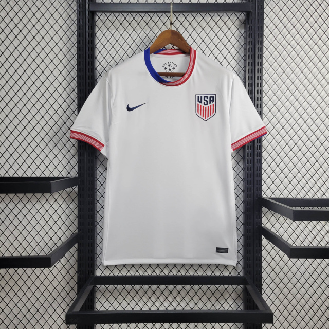 Camisa Estados Unidos Home 1 2024 Nike Torcedor Masculina