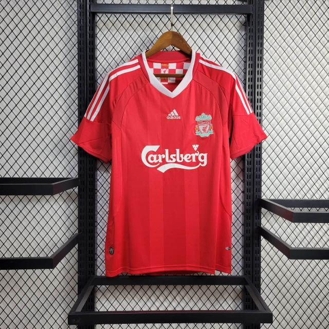 Camisa Liverpool Home 1 2008 09 Adidas Retro Masculina