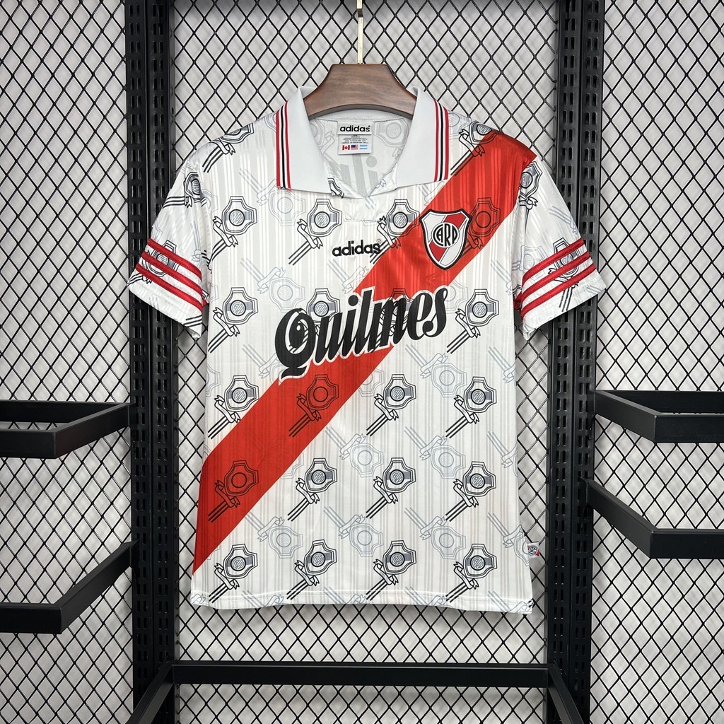 Camisa River Plate Home 1 1996 97 Adidas Retro Masculina