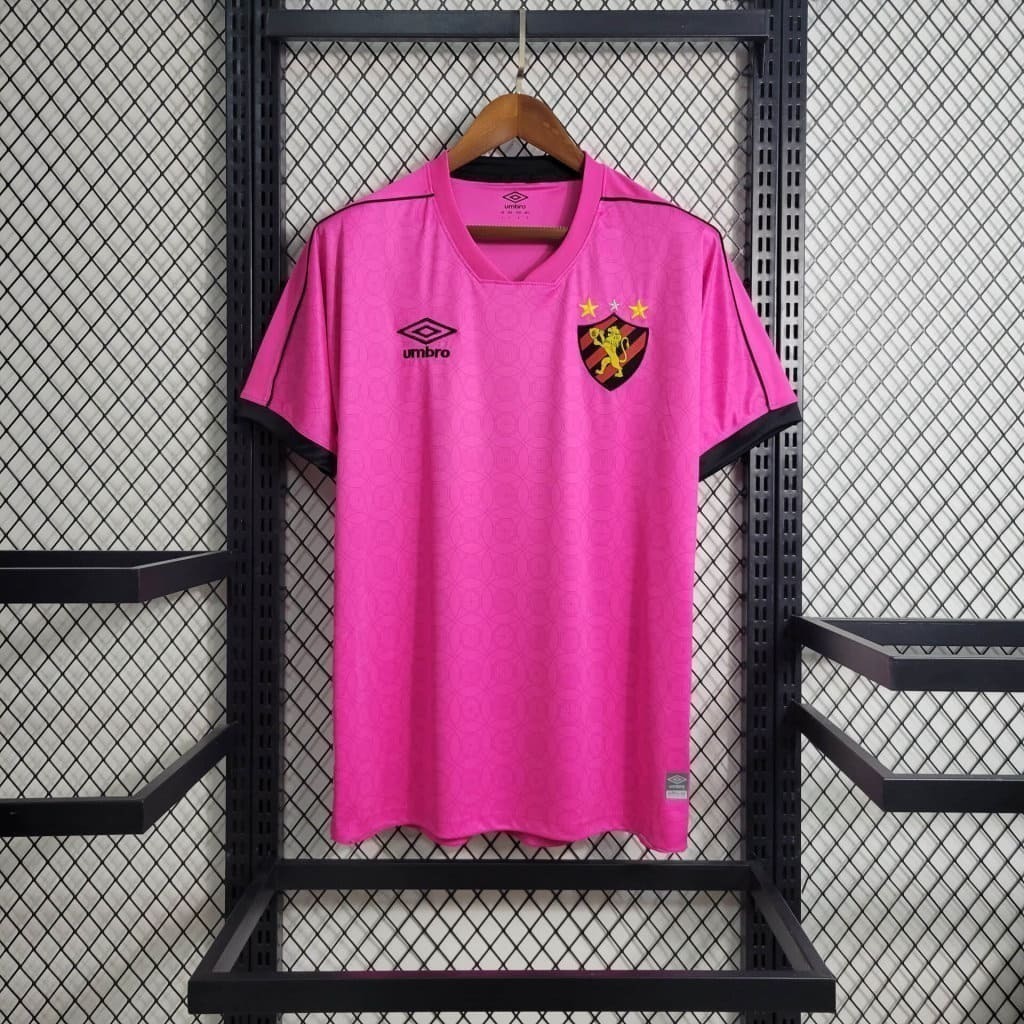 Camisa Sport Recife 'Outubro Rosa' 2023/24 Umbro Torcedor Masculina