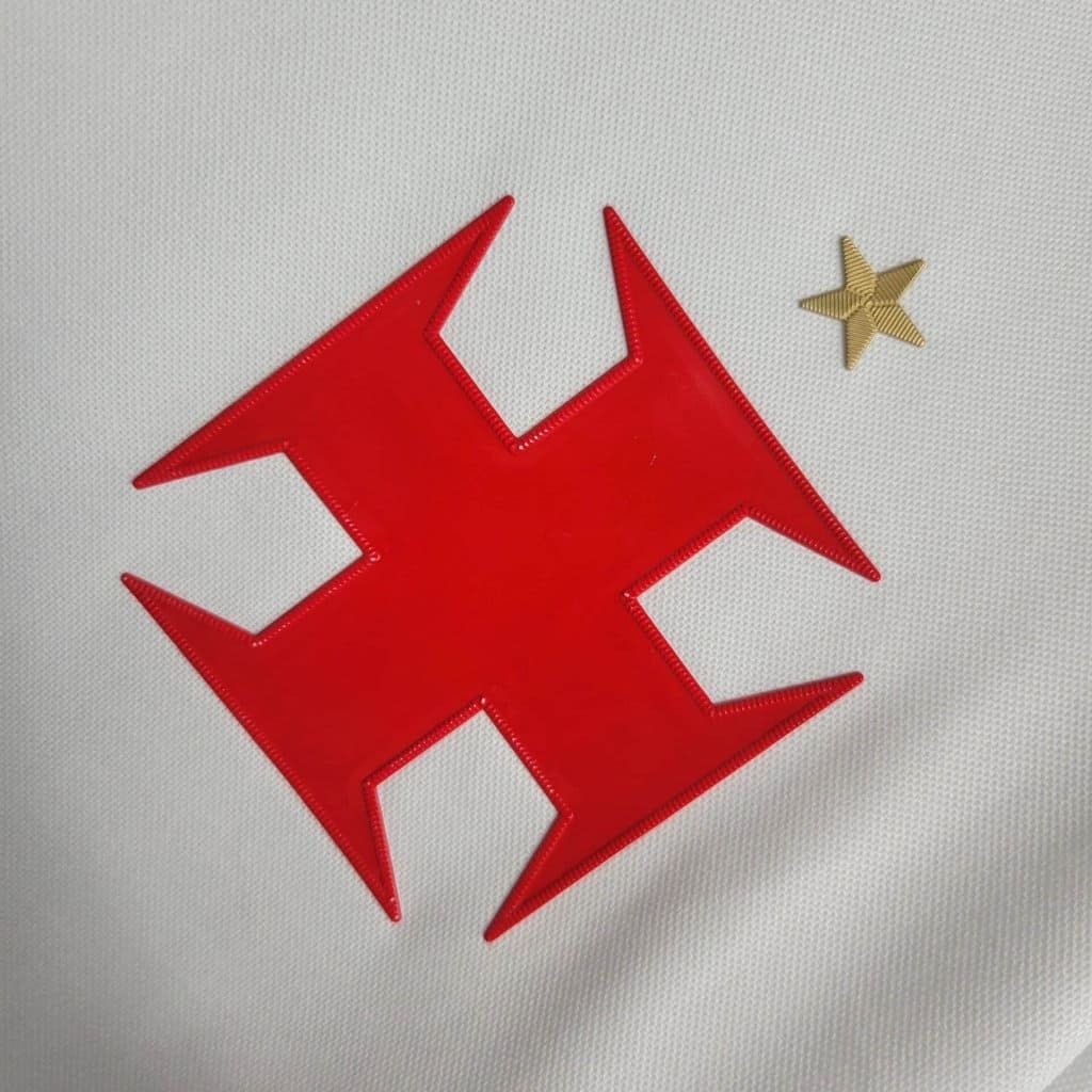 Camisa Vasco Goleiro 2023/24 - Torcedor Kappa Masculina - Branca