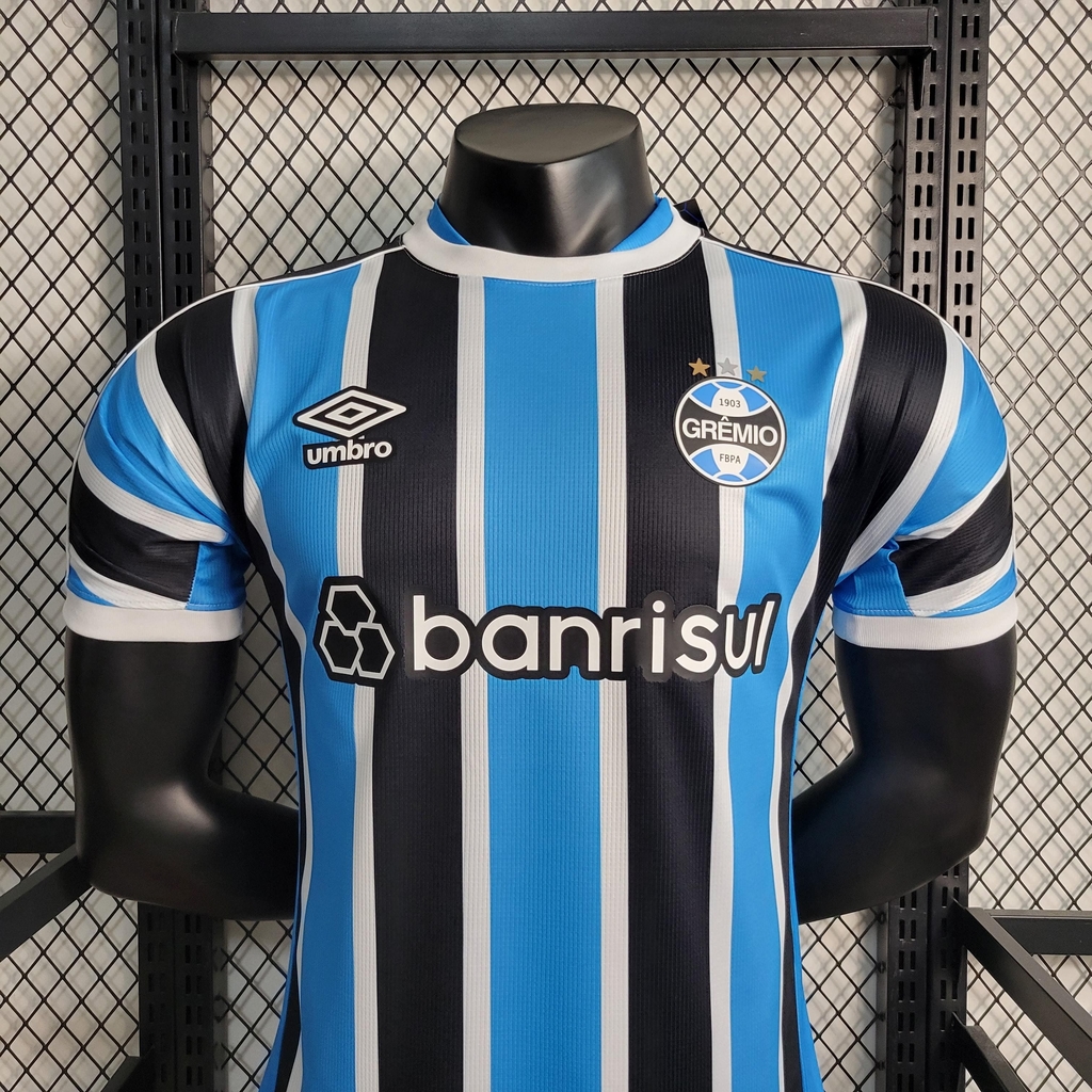 Camisa Grêmio Home (1) 2023/24 Umbro Jogador Masculina