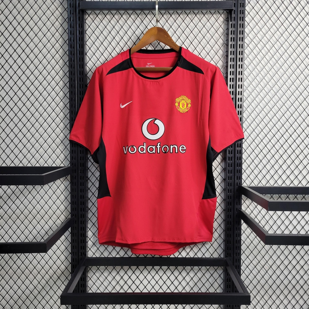 Camisa Manchester United Home (1) 2002/04 Nike Retrô Masculina