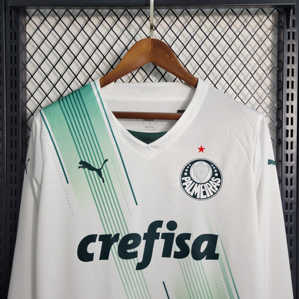 Camisa palmeiras puma manga longa deals