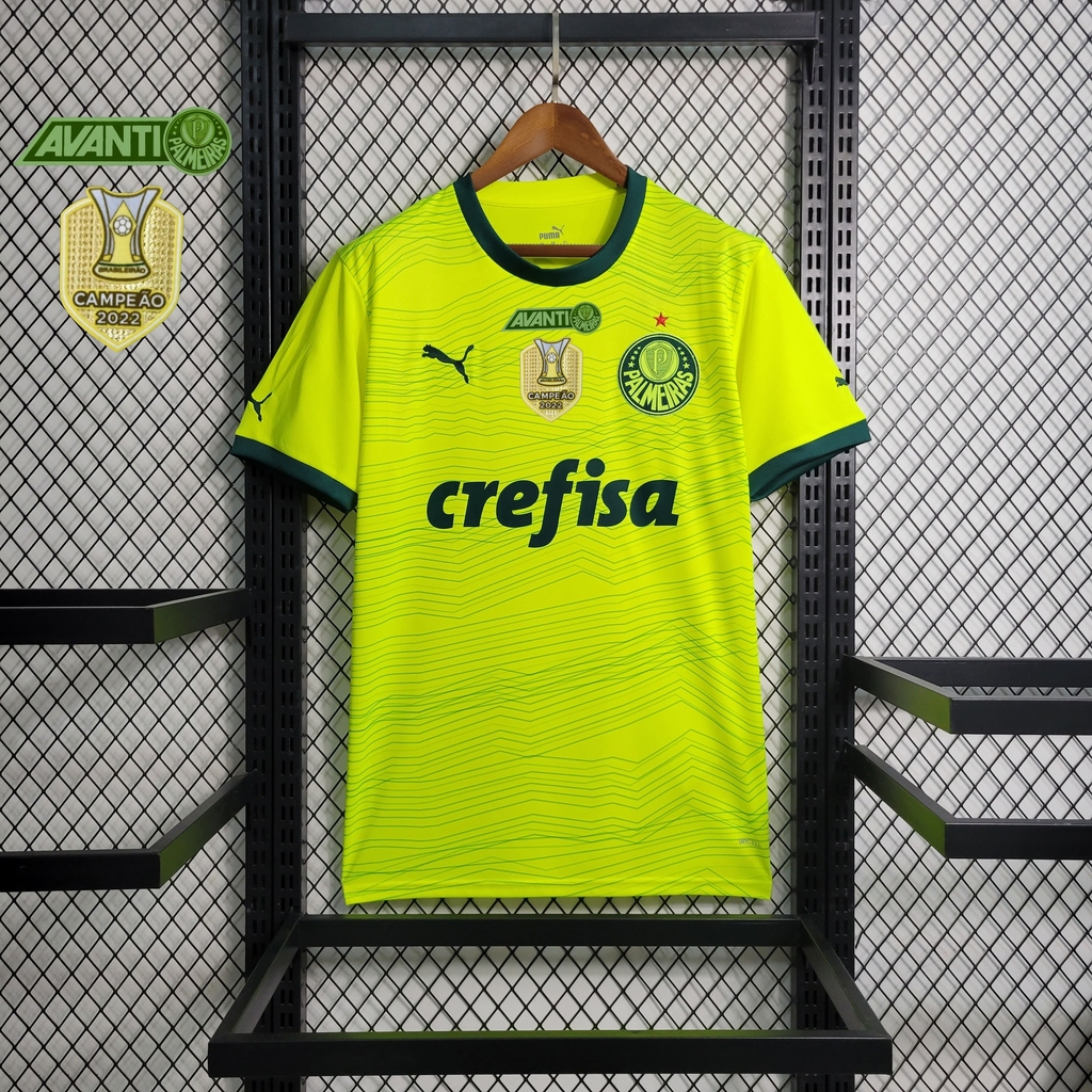 Camisa Palmeiras Third (3) 2023/24 Puma Torcedor Masculina com Patchs