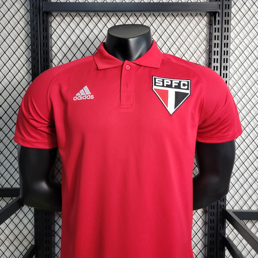 Camisa Polo São Paulo 2023 Adidas Masculina