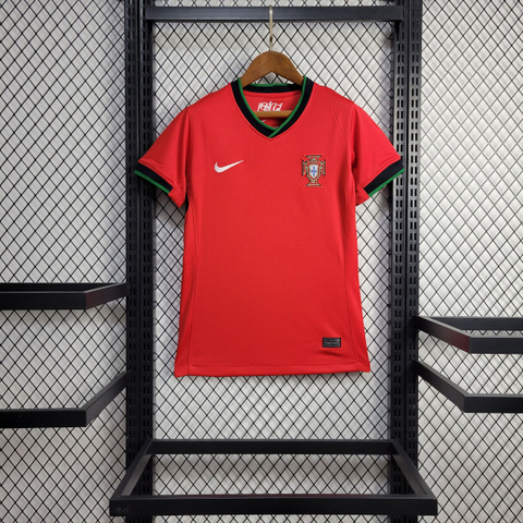 Camisa Portugal Home 1 2024 Nike Feminina