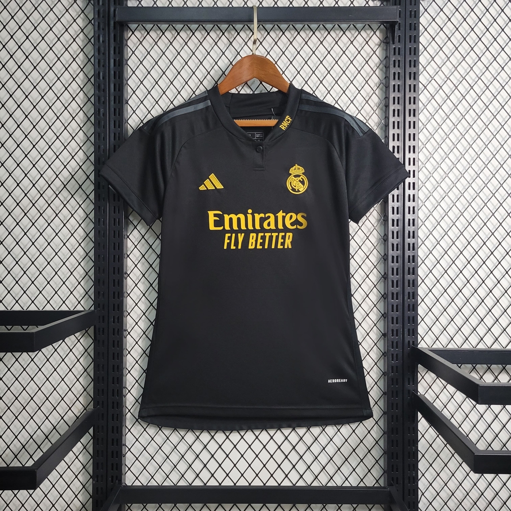 Camisa Real Madrid Third 3 2023 24 Adidas Feminina