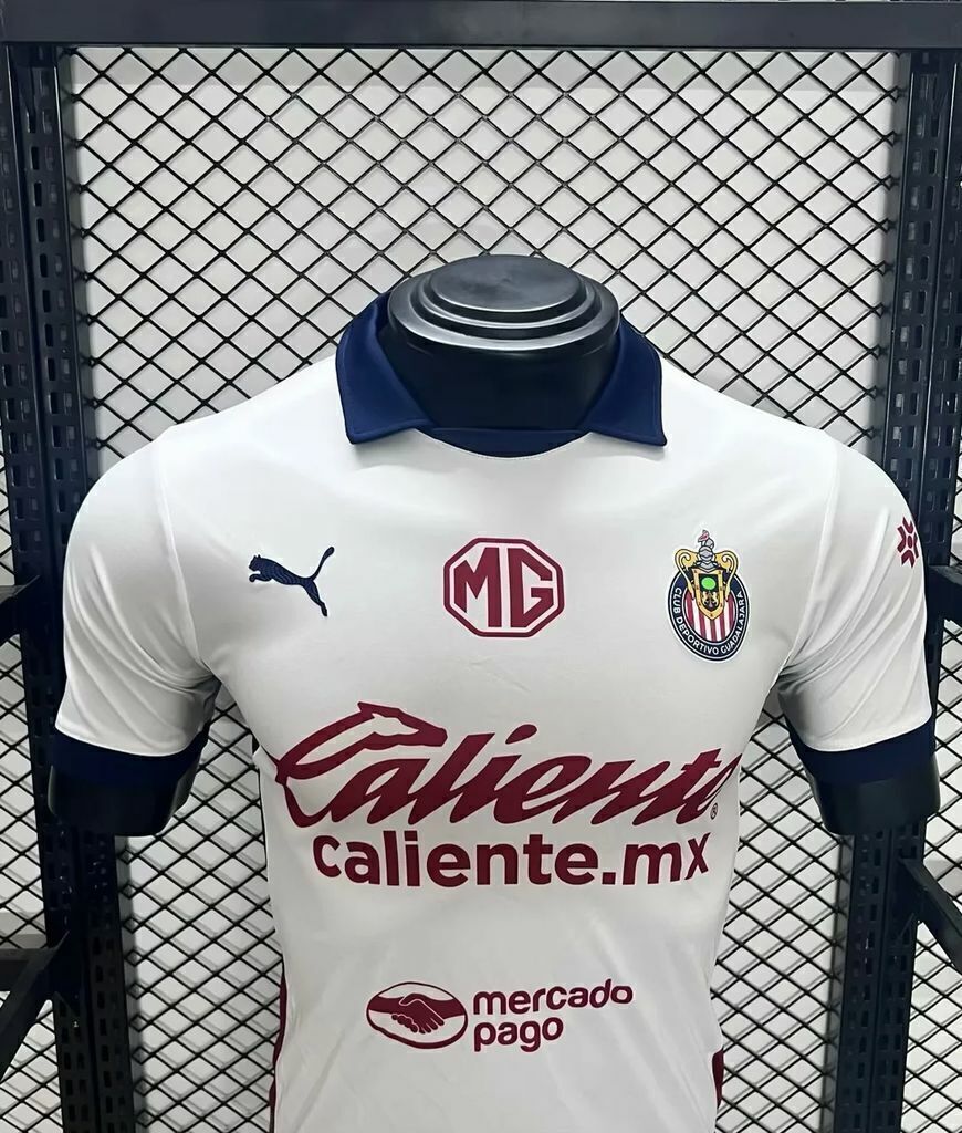Camisa Chivas Guadalajara Away 2 2024 25 Puma Jogador Masculina