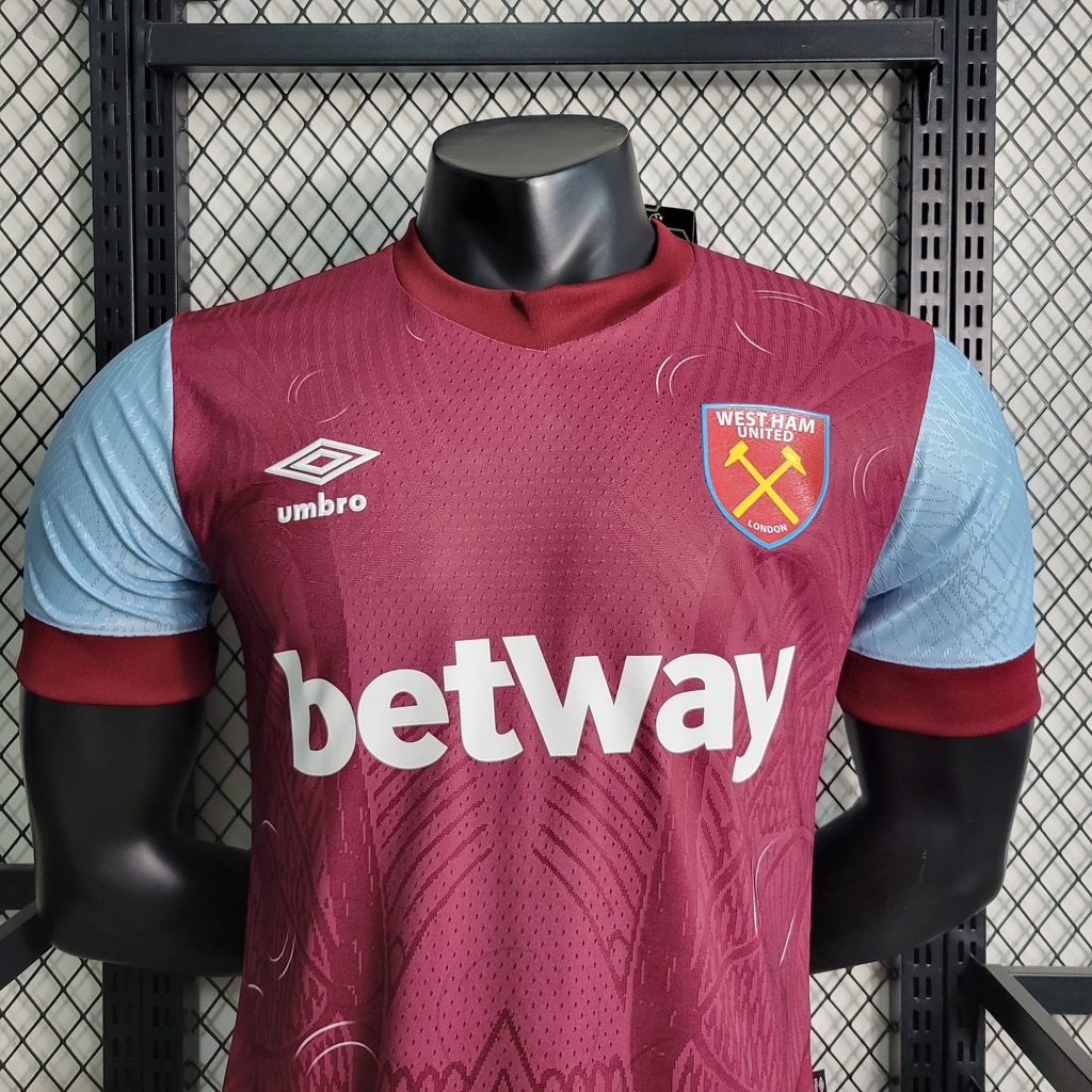 CAMISA WEST HAM AWAY 23/24 JOGADOR-UMBRO-MASCULINA