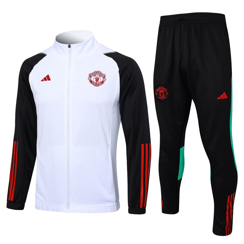 Conjunto Agasalho Treino Manchester United 2023 Adidas Masculino